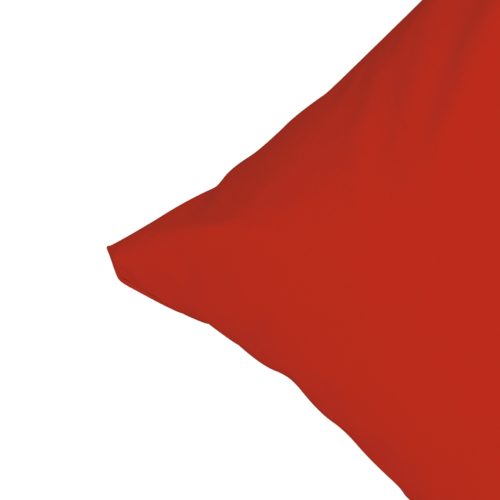 Satin-Zierkissenbezug (35x55, rot)